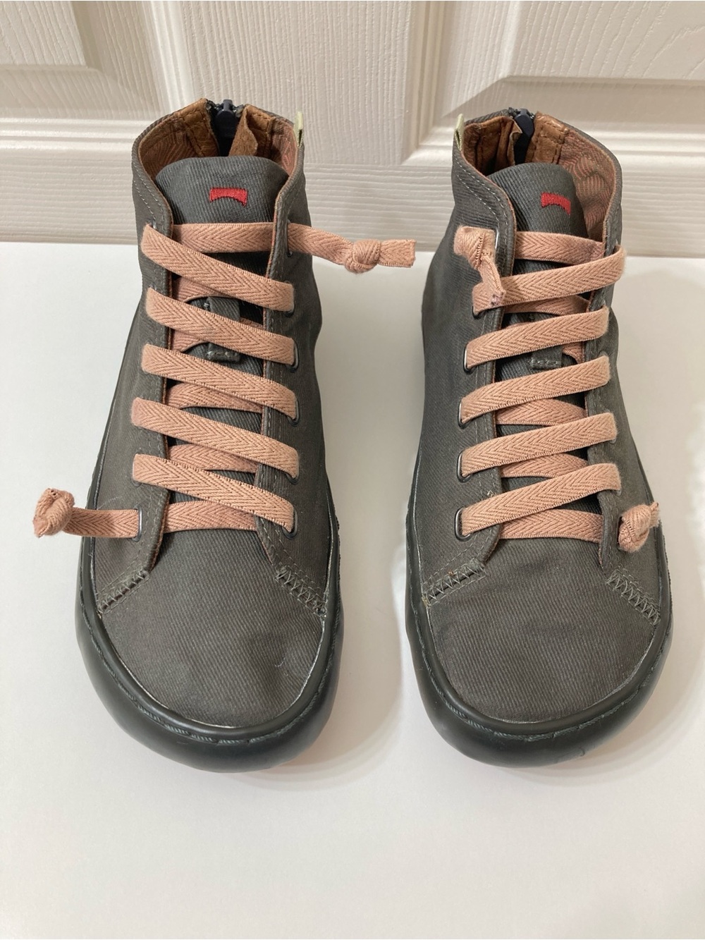 Camper Peu Rumbo Women’s High Top Canvas Sneakers Shoes Size 8 Gorpcore Hiking - Picture 6 of 10